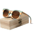 Laden Sie das Bild in den Galerie-Viewer, BAMBOO - 2024 3553 Fashion Sonnenbrille Handgefertigt aus Edlem Naturholz