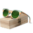 Laden Sie das Bild in den Galerie-Viewer, BAMBOO - 2024 3553 Fashion Sonnenbrille Handgefertigt aus Edlem Naturholz