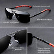 Laden Sie das Bild in den Galerie-Viewer, KINGSEVEN - 2024 N724 Designer Sonnenbrille Polarisierte Gläser