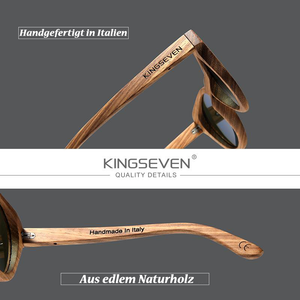 BAMBOO™ - 2024 Fashion Sonnenbrille Handgefertigt aus Edlem Naturholz