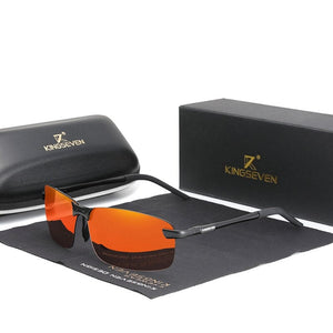 KINGSEVEN™ - 2024 6001 Vintage Designer Sonnenbrille Polarisierte Gläser