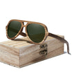 Laden Sie das Bild in den Galerie-Viewer, BAMBOO™ - 2024 N80071 Designer Sonnenbrille Handgefertigt aus Edlem Natur Holz