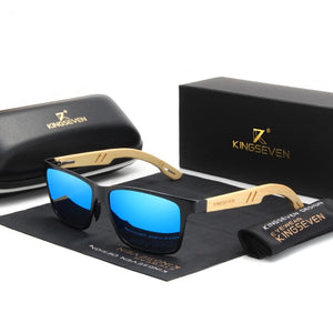 BAMBOO™ - 2024 Designer Sonnenbrille Handgefertigt aus Edlem Naturholz