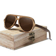 Laden Sie das Bild in den Galerie-Viewer, BAMBOO™ - 2024 N80071 Designer Sonnenbrille Handgefertigt aus Edlem Natur Holz