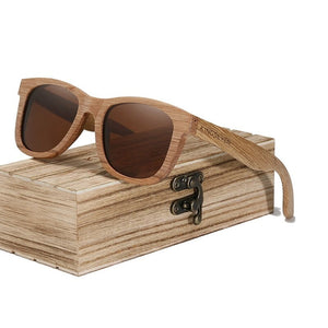 BAMBOO™ - 2024 3773 Fashion Sonnenbrille Handgefertigt aus Edlem Naturholz