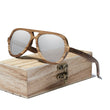 Laden Sie das Bild in den Galerie-Viewer, BAMBOO™ - 2024 N80071 Designer Sonnenbrille Handgefertigt aus Edlem Natur Holz