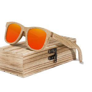 BAMBOO™ - 2024 3773 Fashion Sonnenbrille Handgefertigt aus Edlem Naturholz