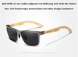 Laden Sie das Bild in den Galerie-Viewer, BAMBOO™ - 2024 Designer Sonnenbrille Handgefertigt aus Edlem Naturholz