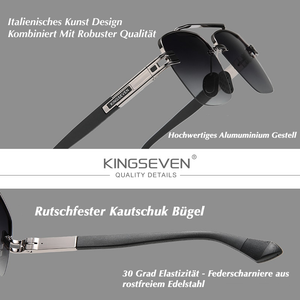 KINGSEVEN™ - 2024 8072 Designer Sonnenbrille Polarisierte Gläser Bestseller