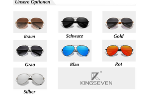 KINGSEVEN™ - 2024 8005 Designer Sonnenbrille Polarisierte Gläser