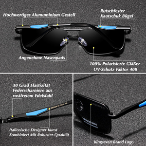 KINGSEVEN™ - 2024 N7906 Designer Sonnenbrille Polarisierte Gläser