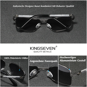 KINGSEVEN™ - 2024 9164 Designer Sonnenbrille Polarisierte Gläser