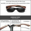 Laden Sie das Bild in den Galerie-Viewer, BAMBOO™ - 2024 8004 Designer Sonnenbrille Handgefertigt aus Edlem Natur Holz