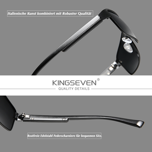 KINGSEVEN™ - 2024 N7756 Designer Sonnenbrille Polarisierte Gläser Photochrome