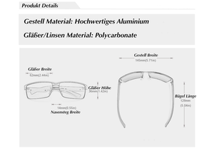 KINGSEVEN™ - 2024 N7756 Designer Sonnenbrille Polarisierte Gläser Photochrome