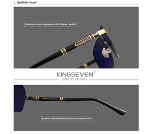 KINGSEVEN™ - 2024 N7621 Designer Sonnenbrille Polarisierte Gläser