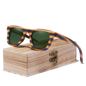 BAMBOO™ - 2024 Fashion Sonnenbrille Handgefertigt aus Edlem Naturholz