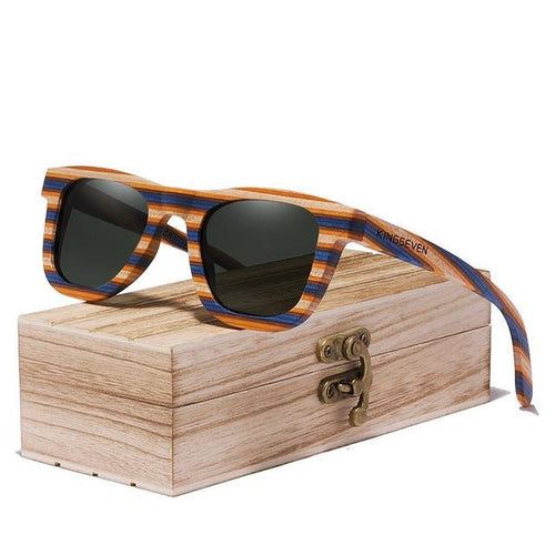 BAMBOO™ - 2024 Fashion Sonnenbrille Handgefertigt aus Edlem Naturholz