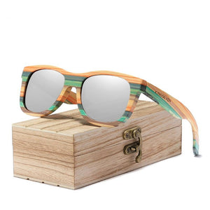 BAMBOO™ - 2024 Fashion Sonnenbrille Handgefertigt aus Edlem Naturholz