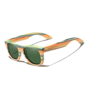 BAMBOO™ - 2024 Fashion Sonnenbrille Handgefertigt aus Edlem Naturholz