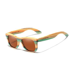 BAMBOO™ - 2024 Fashion Sonnenbrille Handgefertigt aus Edlem Naturholz