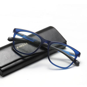 KINGSEVEN™ - 2024 N9661 Kunststoff Blau Licht Blocker Transparent Brille