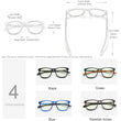 Laden Sie das Bild in den Galerie-Viewer, KINGSEVEN™ - 2024 N9661 Kunststoff Blau Licht Blocker Transparent Brille