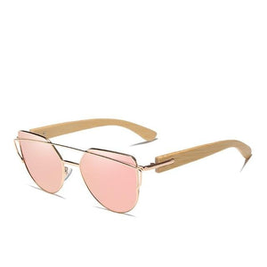 BAMBOO™ - 2024 Handgefertigt Herren/Damen Sonnenbrille aus Edlem Naturholz